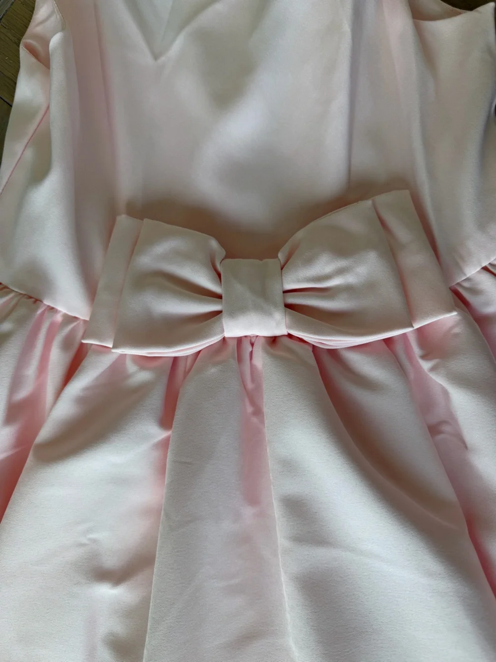 Janie and Jack Light Pink Bow-Front Sleeveless Dress